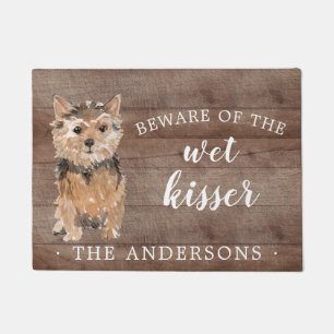 Norfolk Terrier Dog Personalized Door Mat