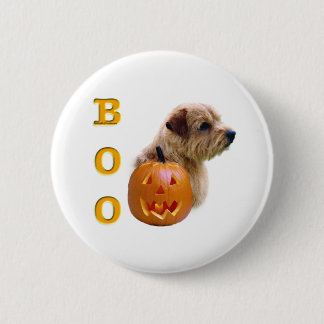 Norfolk Terrier Halloween Boo Pinback Button