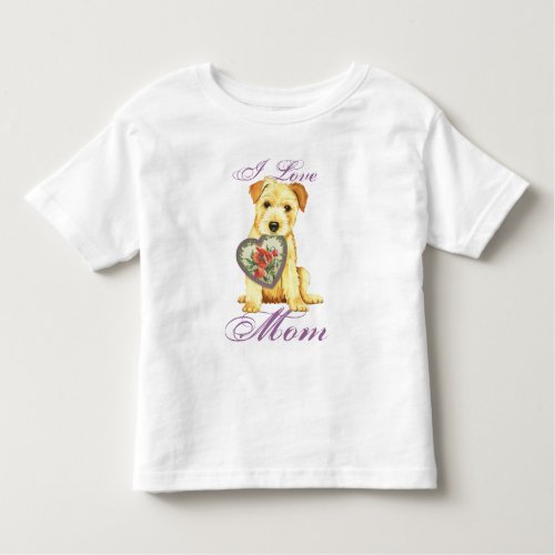 Norfolk Terrier Heart Mom Toddler T_shirt