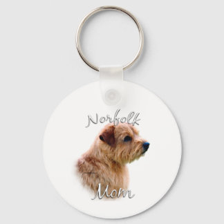 Norfolk Terrier Mom 2 Keychain