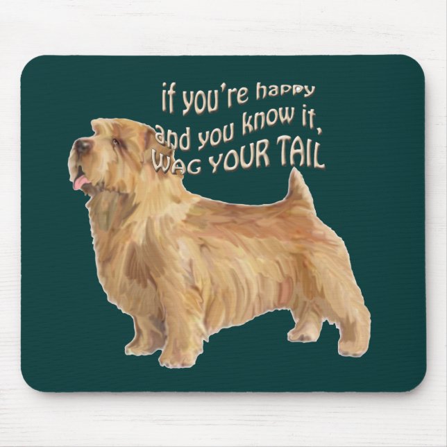 norfolk terrier mouse pad (Front)