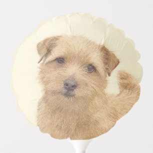 Norfolk Terrier Painting - Original Dog Art Balloon