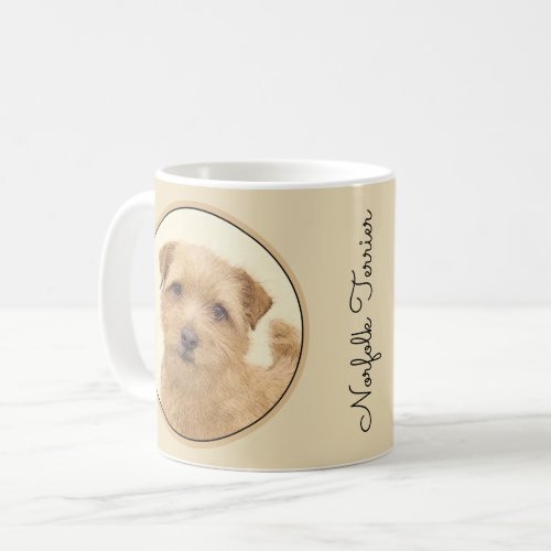 Norfolk Terrier Painting _ Original Dog Art Coffee Mug