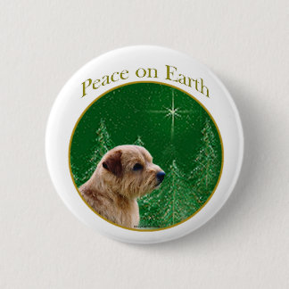 Norfolk Terrier Peace Pinback Button