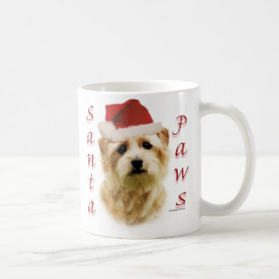 Norfolk Terrier Santa Paws Coffee Mug