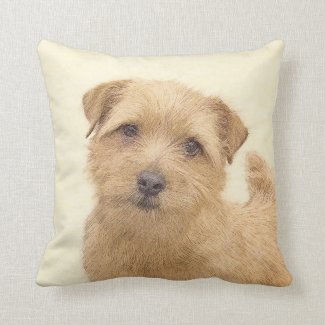 Norfolk Terrier Throw Pillow