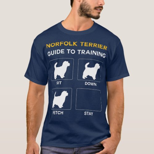 Norfolk Terrier To Training Dog Obedience Dog T_Shirt