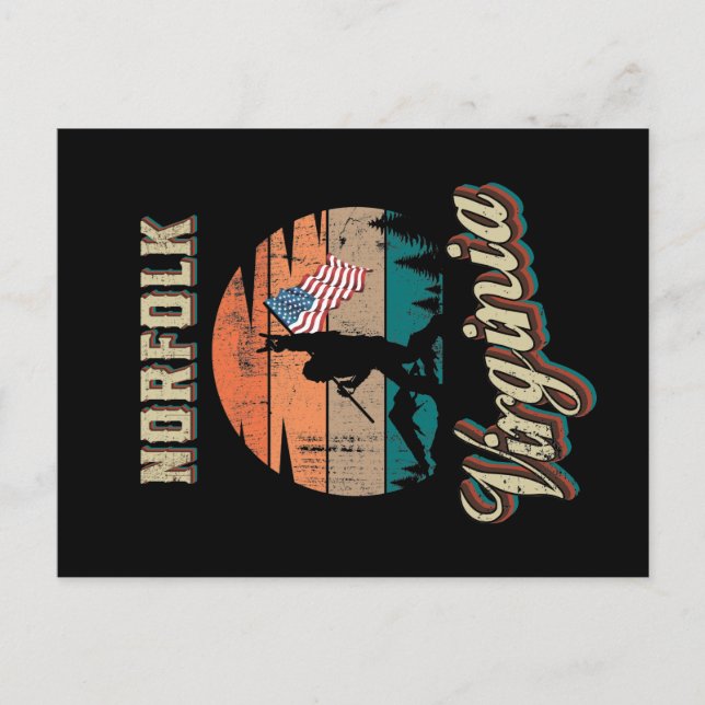 Norfolk Virginia Postcard (Front)