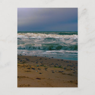 Norfolk waves postcard