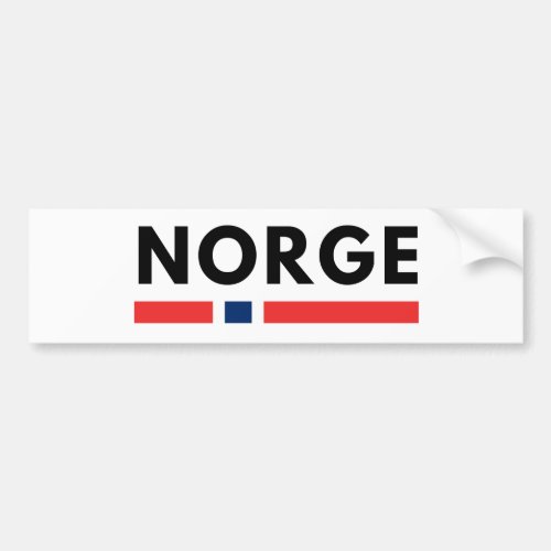 Norge Bumper Sticker