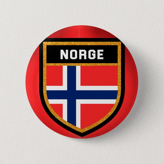 Norge Flag Button (Front)