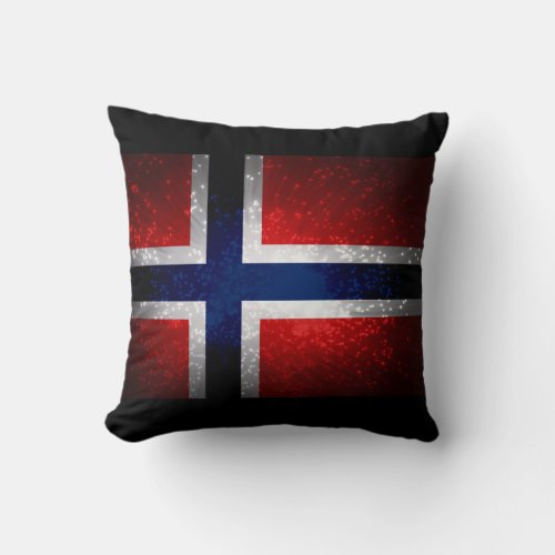 Norge norske throw pillow