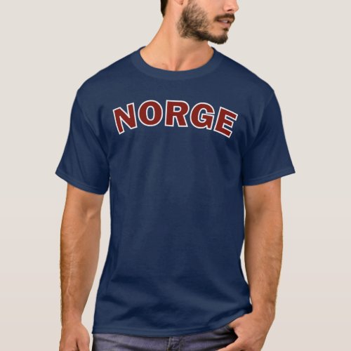 Norge Norway Dark T_Shirt
