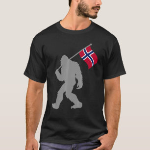 Norge Or Norwegian Flag On Norway Flag T-Shirt