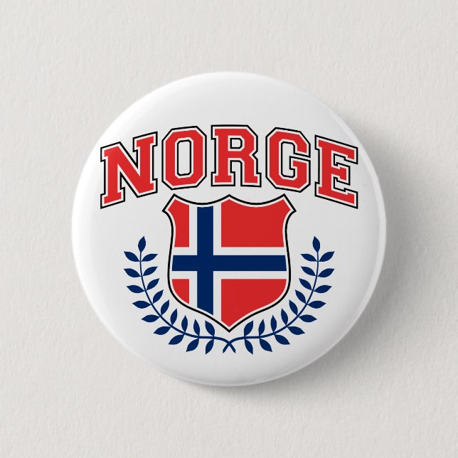 Norge Pinback Button (Front)