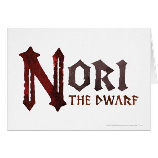 Nori Name Cards (Front Horizontal)