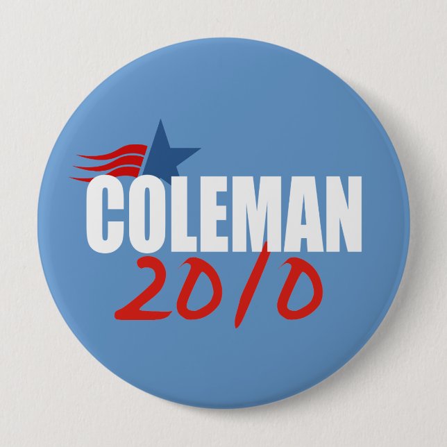 NORM COLEMAN Election Gear Pinback Button (Front)