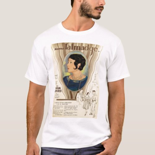 Norma Talmadge 1928 movie poster T_shirt