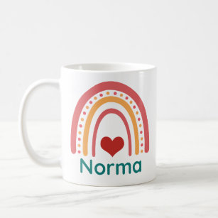 Norma Vintage Boho Rainbow Coffee Mug