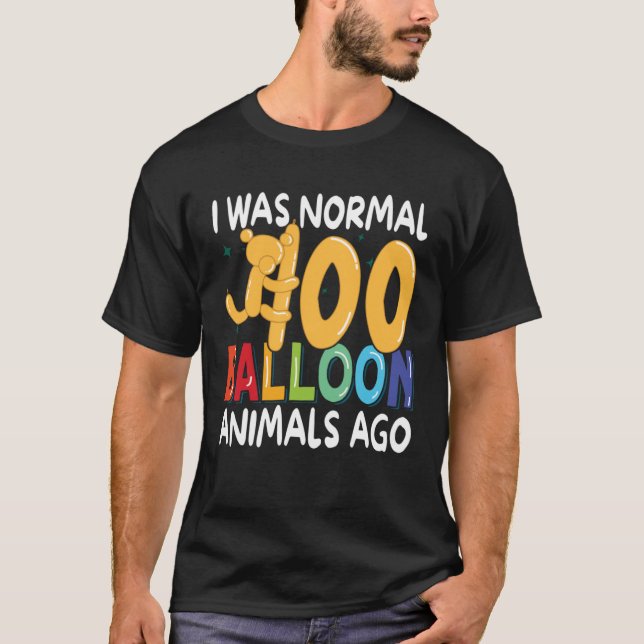 Normal 100 Balloon Animal Ago Artist Balloon Anima T-Shirt (Front)