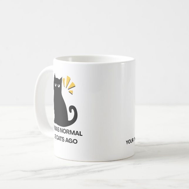 Normal cat  coffee mug (Front Left)