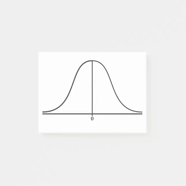 Normal Distribution (M) Post-it Notes | Zazzle