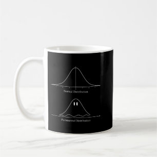 Normal Distribution, Paranormal Distribution Math Coffee Mug