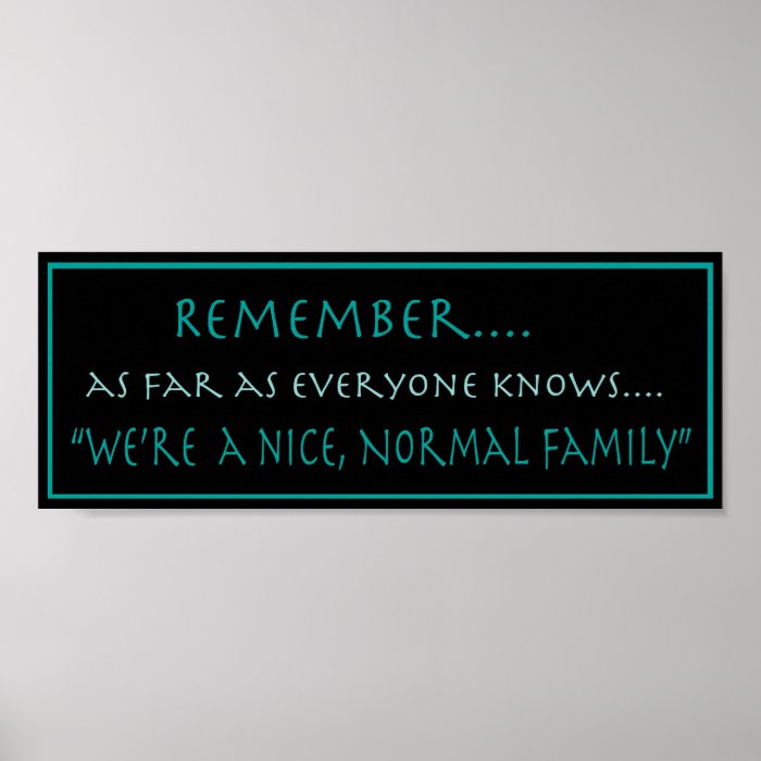 Normal Family Poster