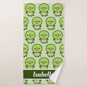 Normal female Pacific parrotlet Bath Towel