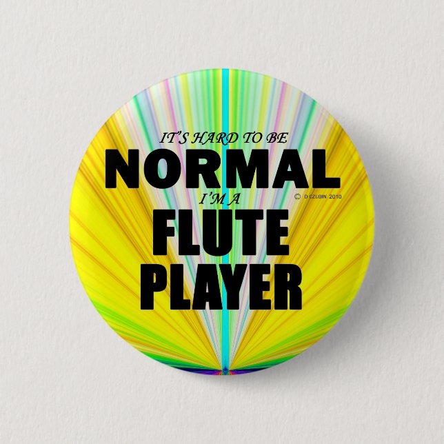 Normal Flute Player Button (Front)