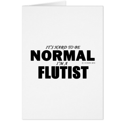 Normal Flutist Cards (Front)