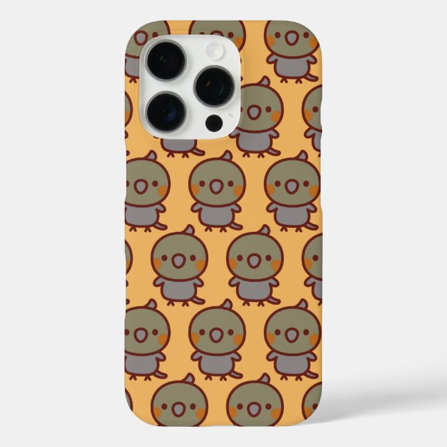 normal grey female Cockatiel Case-Mate iPhone Case (Back)