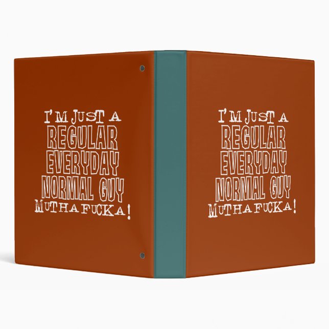 Normal Guy 3 Ring Binder (Background)
