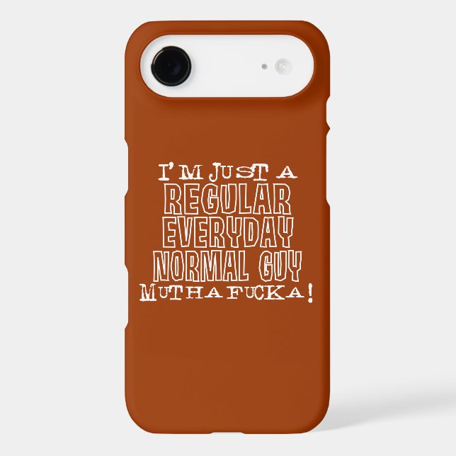 Normal Guy iPhone 3 Cover (Back)