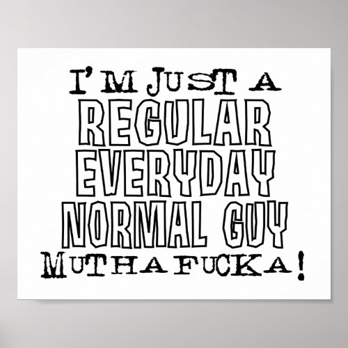 Normal Guy Poster