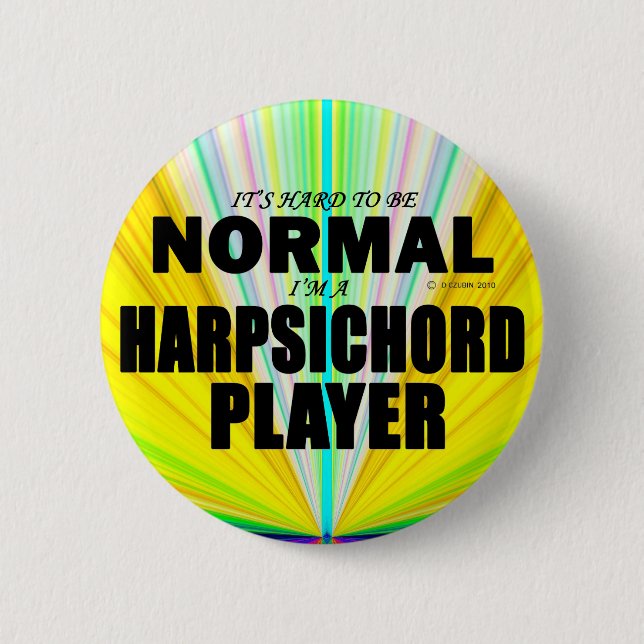 Normal Harpsichord Player Button (Front)