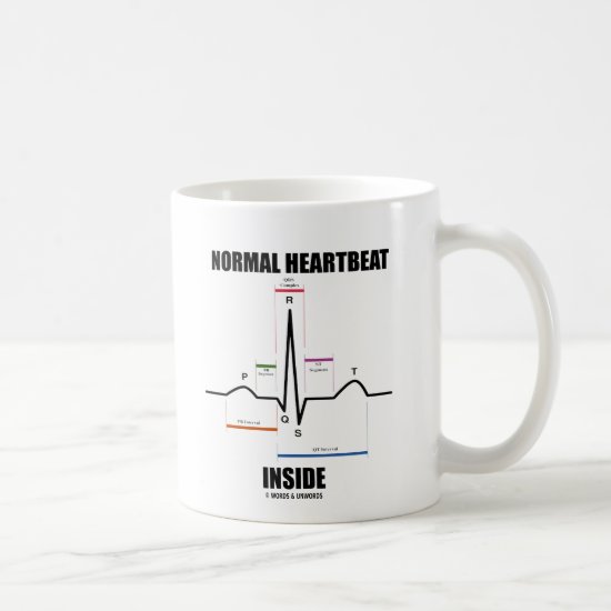 Normal Heartbeat Inside (ECG EKG) Coffee Mug