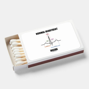 Normal Heartbeat Inside ECG EKG Electrocardiogram Matchboxes