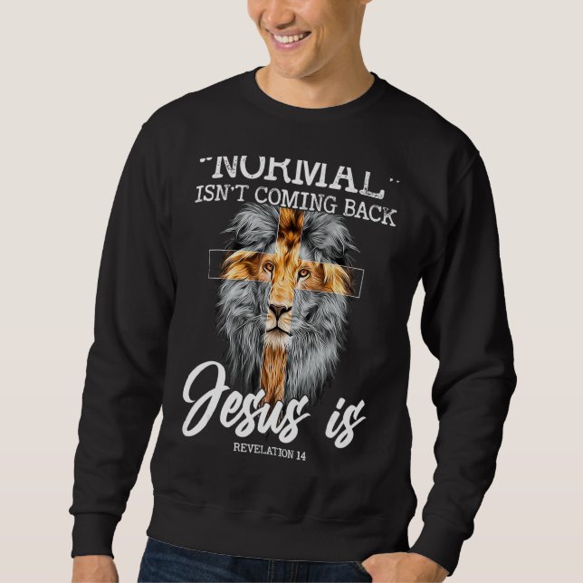 Normal Isn't Coming Back Sweatshirt (Front)