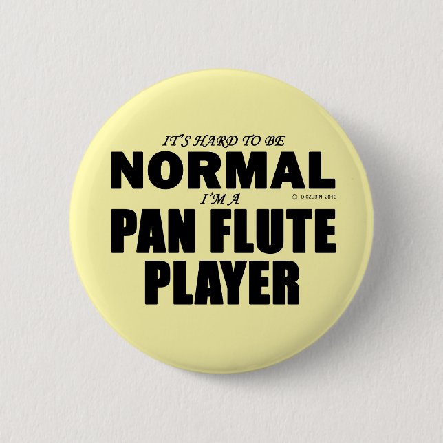Normal Pan Flute Player Button (Front)