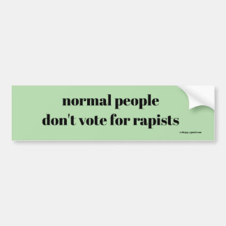 normal people bumper sticker