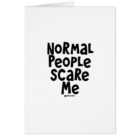 Normal People Scare Me (Front)