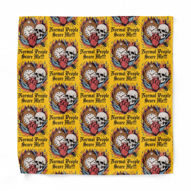 Normal People Scare Me Bandana (Front)