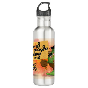 'Normal People Scare Me' Frankenstein Character Stainless Steel Water Bottle