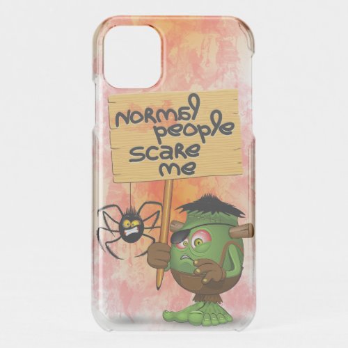 Normal People Scare Me Frankenstein Character iPhone 11 Case