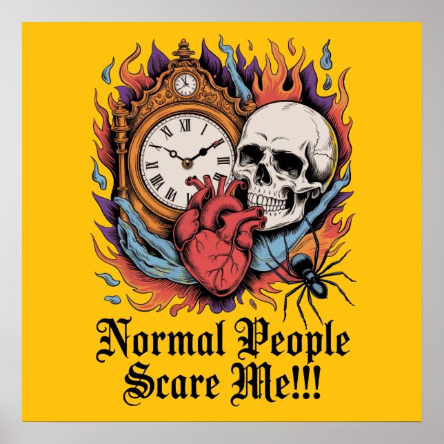 Normal People Scare Me Poster (Front)