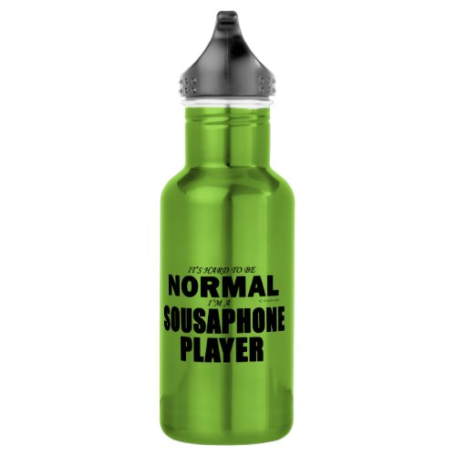 Normal Sousaphone Player Stainless Steel Water Bottle