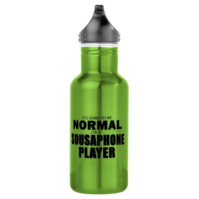 Normal Sousaphone Player Stainless Steel Water Bottle (Right)