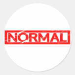 Normal Stamp Classic Round Sticker