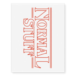 Normal Stuff Temporary Tattoos